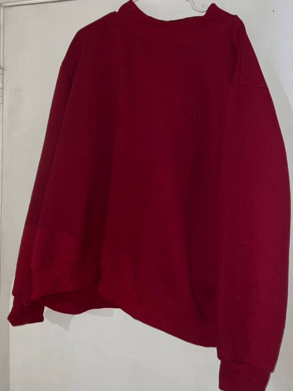 PARKE embossed Mockneck